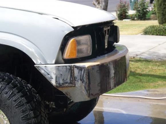 Side view of the bumper I am almost done fabricating