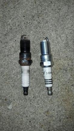 changed spark plugs 9-5-12