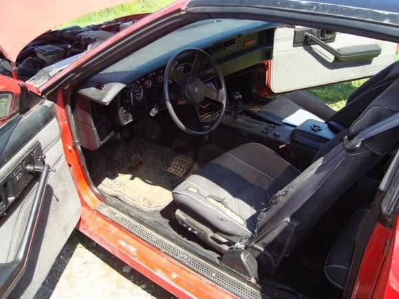 1987 Camaro interior