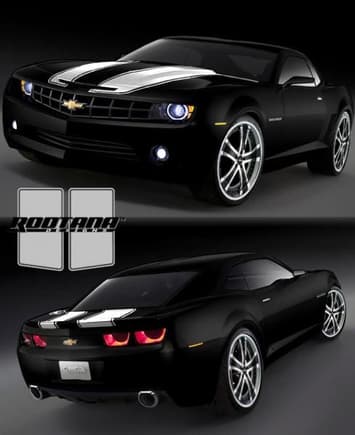 black camaro with 5 ROC