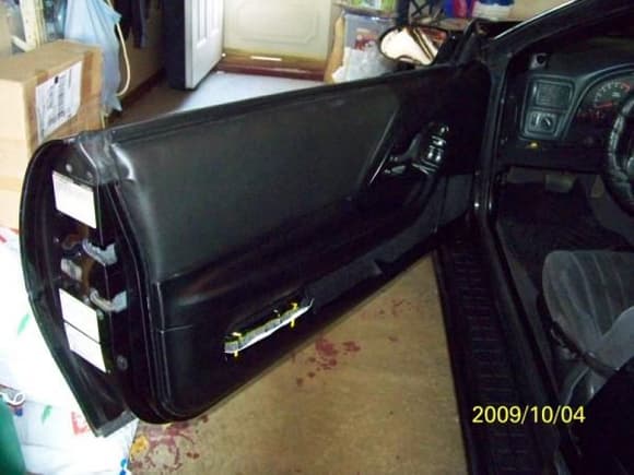 finished driver side door