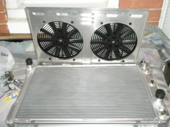 New 4 row radiator