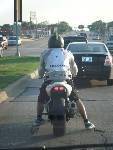 sittin at light