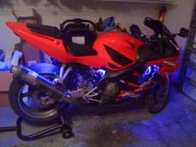 CBR F4i with LED neons on