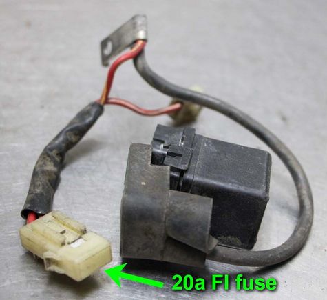 600F4i fuse 20a FI