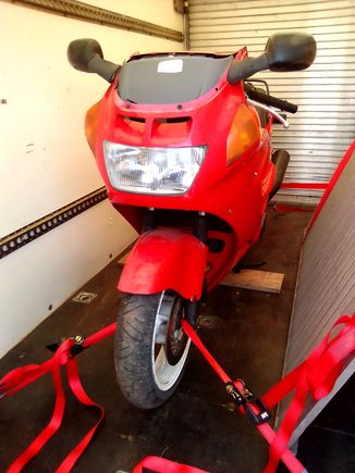 as it came to me now a little lighter fairings removed