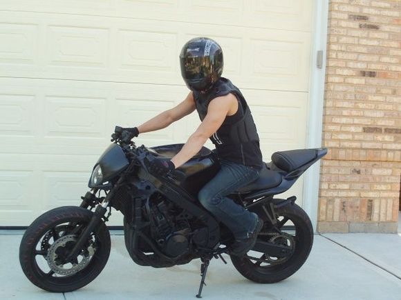 My first bike, a 1994 Honda CBR 600 F2, turned Streetfighter