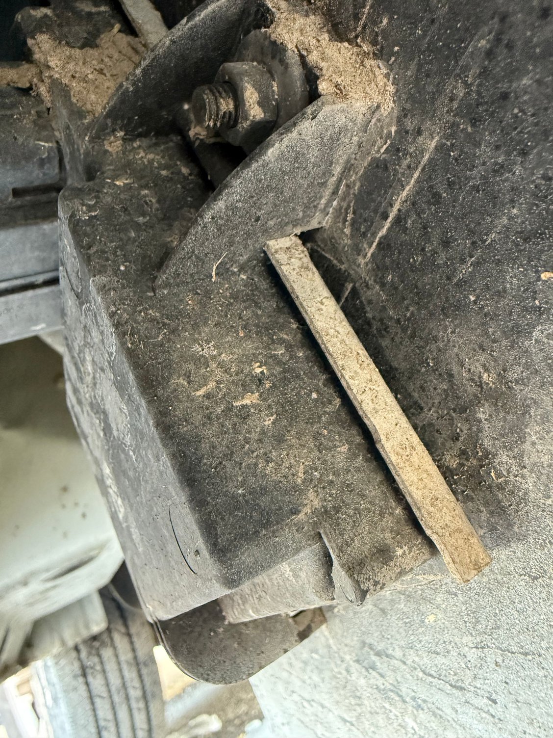 Mounted to exterior of box