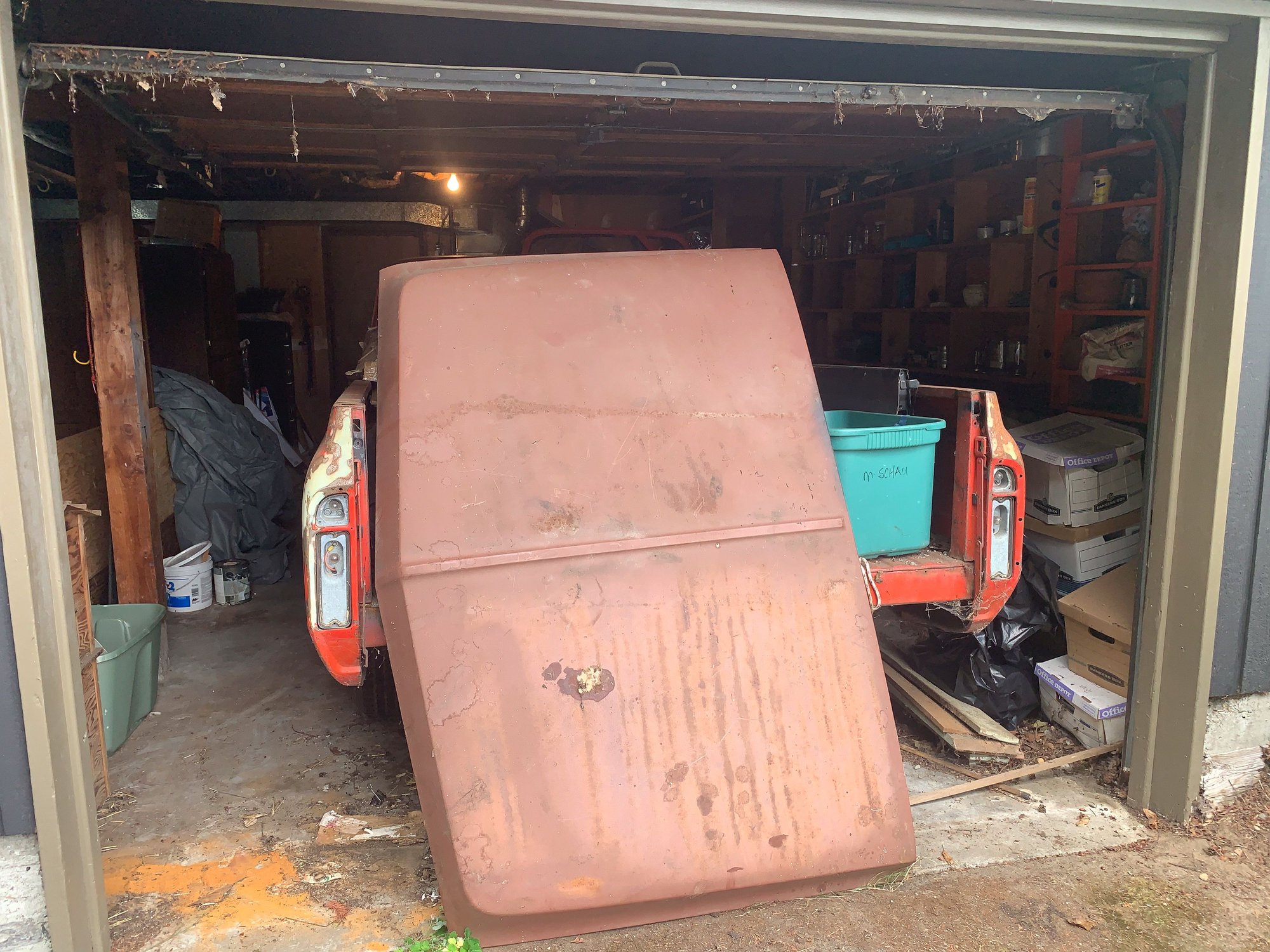 1972 Chevrolet C10 Pickup - Selling 1972 Chevy Truck Garage Find - Used - VIN CCE142Z170959 - 4 cyl - 2WD - Automatic - Truck - Orange - Seattle, WA 98125, United States