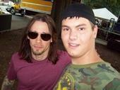 Myself and Myles Kennedy of Alter Bridge @ Downtown Live in Raleigh July 26, 2008