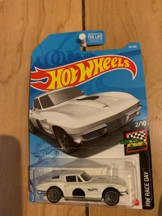 64 Corvette Stingray from hot wheels