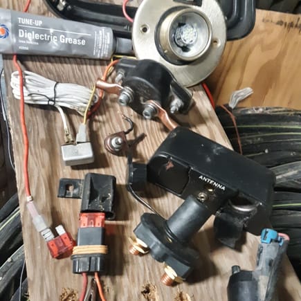 List all electric parts you want also. I brought back 2 amps and a sony stereo  for garage mood music. Make sure you get pigtails for fans!!! New 50 anp Bosch relays is new parts. But wire on up should be grabbed while there. I haven't  bought new fuses in 5 years