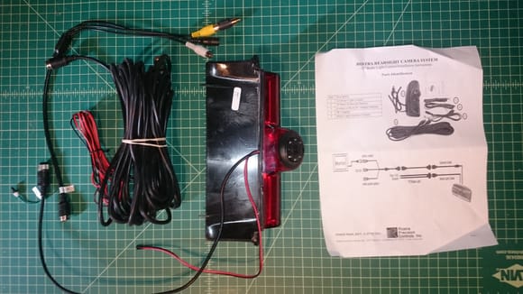 Rostra Rearview Camera System and Wiring