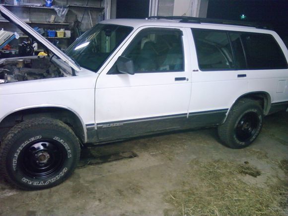 blazer black rims