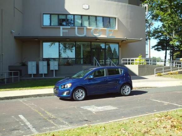 2014 Chevrolet Sonic LT at The Fuge

I picked up my 2014 Sonic LT, 1.8 L, Automatic on Tuesday 10/14/13 at Lafferty Chevrolet, Warminster, Pa. I had ordered it right after Labor Day, so it took 6 weeks to be delivered.

I parked in front of the old Centrifuge Building at the Johnsville Naval Air Development Center, Warminster, Pa.

So it was, in August of 1959 that the Mercury Seven Astronauts came to Johnsville to begin their training in the called "dreaded" Johnsville Centrifuge.

The base was closed in the 1990s and most of its operations were transferred to Naval Air Station Patuxent River, MD.