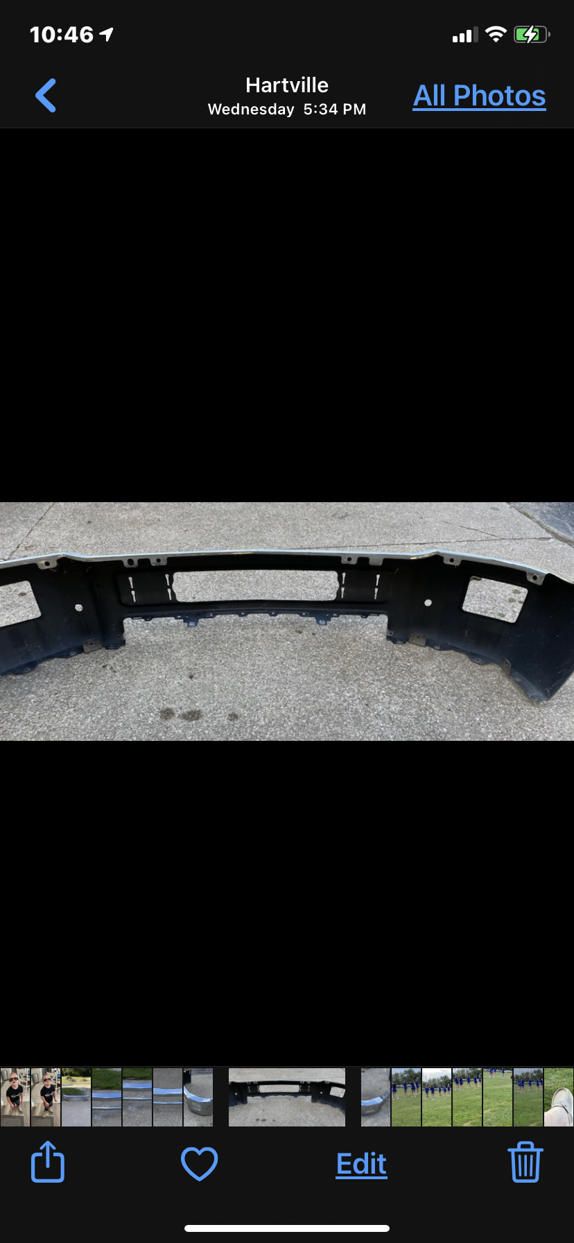 Exterior Body Parts - 2015-2019 Silverado had chrome front bumper - Used - 2015 to 2019 Chevrolet Silverado 3500 HD - Hartville, OH 44632, United States