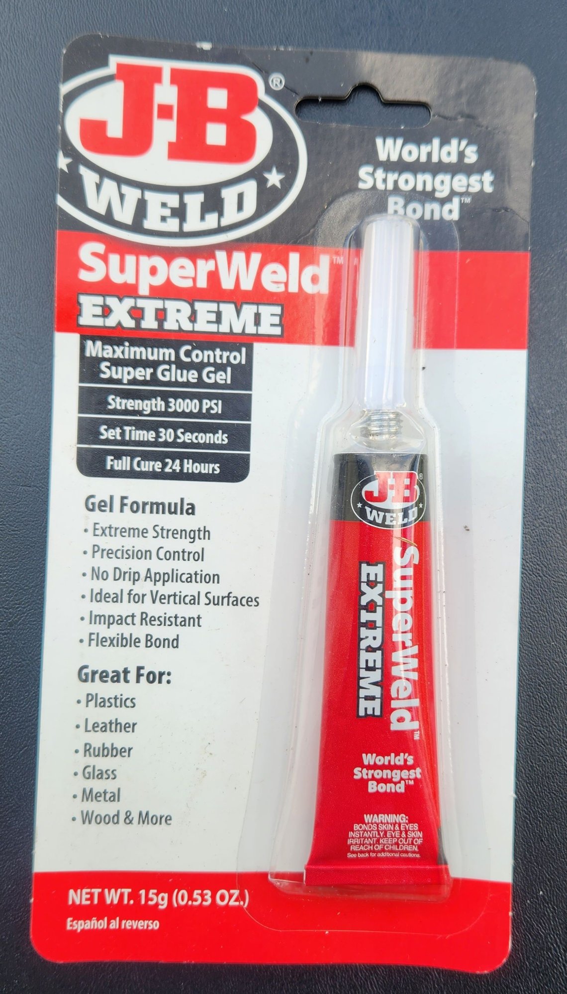 J-B Weld SuperWeld Extreme Superglue