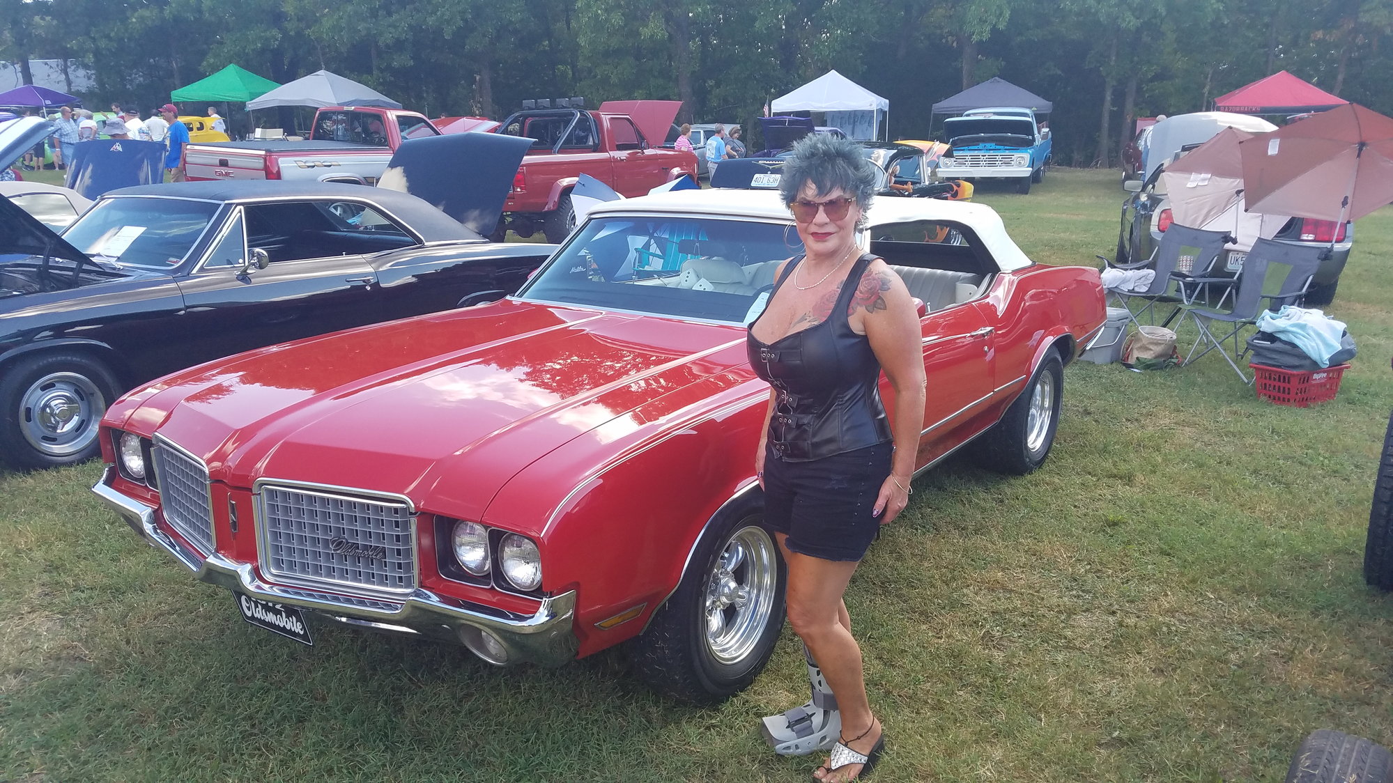 Olds at car show