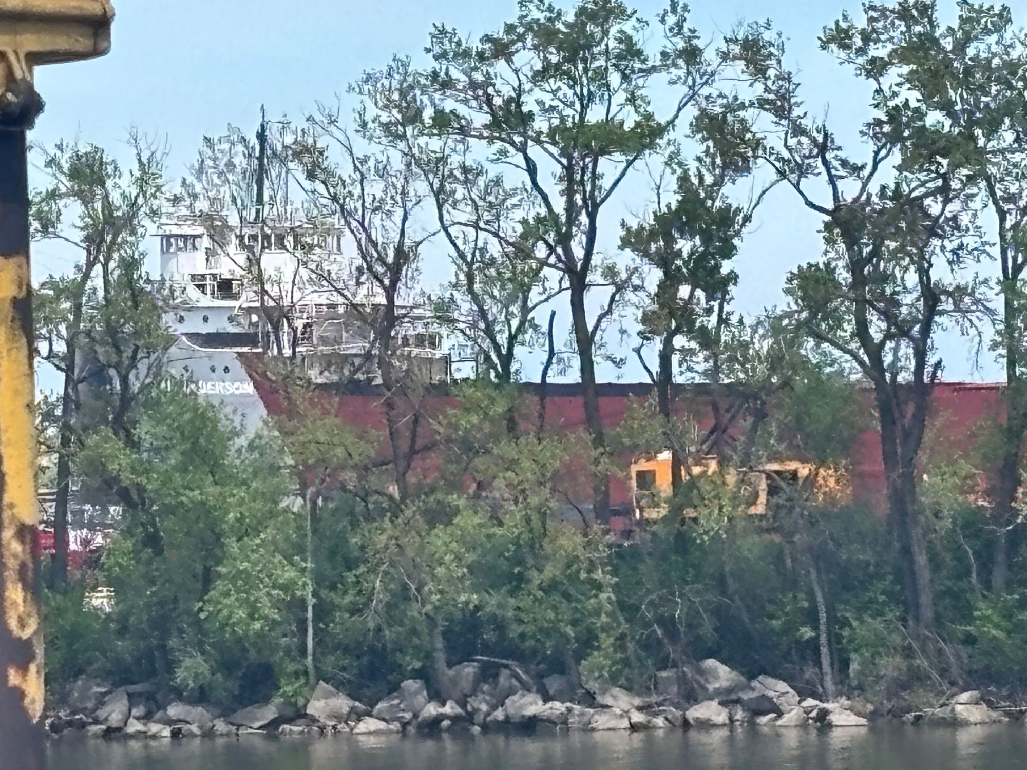 My first view thru the trees