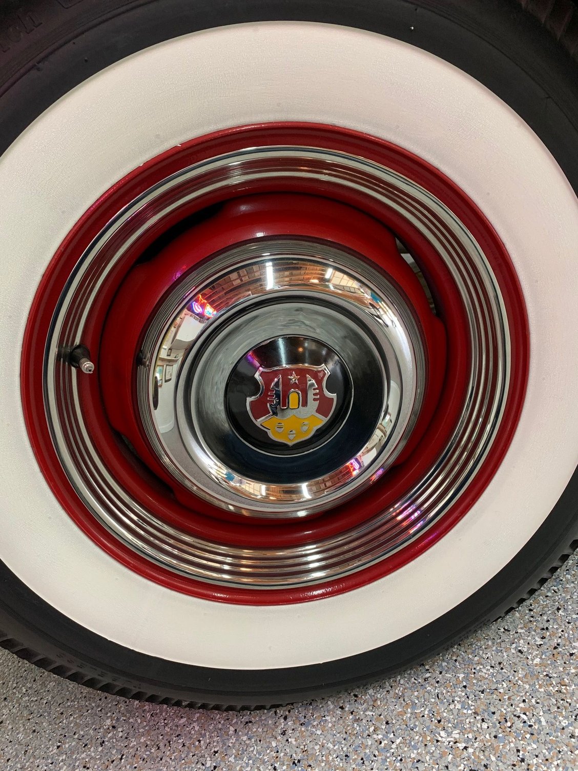 1951 Steel wheels with clips!