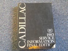 '83 Cadillac Service Manual ($25)