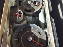 67 rally pac gauges Dash instrument panel not included. have plug with with wiring schematic