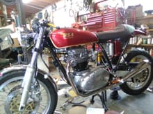 1970 BSA 650 Firebird with triple disc brakes and monshock rear suspension