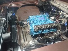 Motor, stripped cleaned, and repainted.