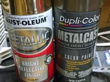 Metallic Gold and Metalcast Smoke