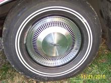 1971Olds Original Uniroyal BiasPly dual white wall tires