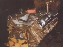 Rebuilt Olds 350 before install