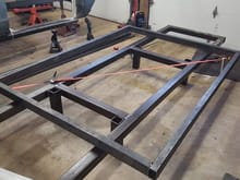 Making sure the frame that will define the interior is within a nats azz of perfect (no twist no out of square).  this is to be my foundation.  the better this is, the better the build will be.