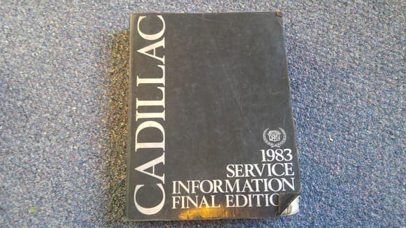 '83 Cadillac Service Manual ($25)