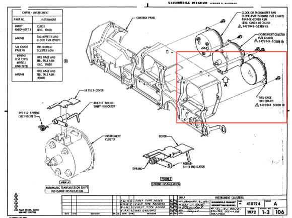 Instrument Cluster Diagram