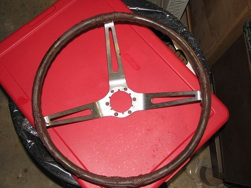 steering wheel after first application