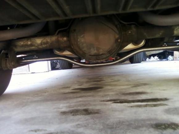 Rear sway bar.