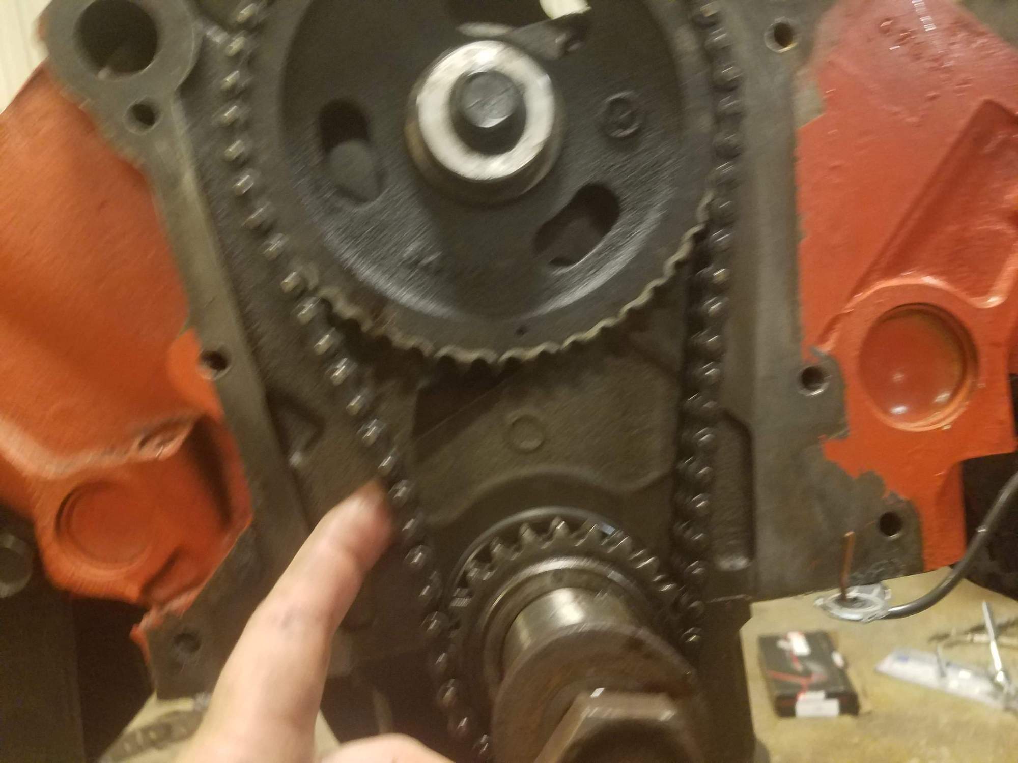 Double roller timing chain slack 1990 5.9
