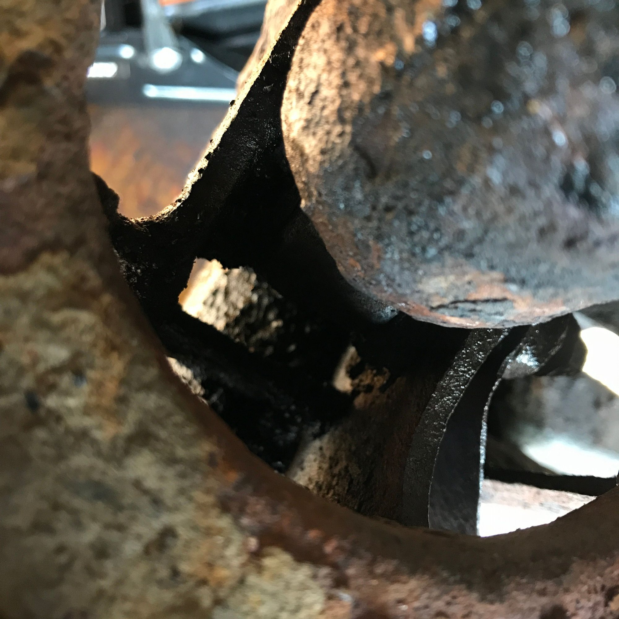 Broken Bolt Stuck in Front Driver's Side Lower Shock Mount