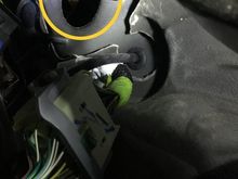 A closer shot. You can see where the rubber mat was removed::