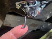 Broken LH door spring 