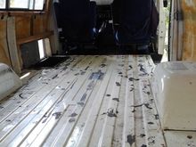 Beautiful bare floors... minimal rust.