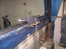 Inside mount. Ill add rivnuts to mount it, and replace those existing bolts for something that doesnt stick out as far.