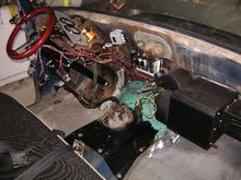 Trans tunnel cover and all the switches installed and waiting. Just need the brakes sorted out before installing the dash. 