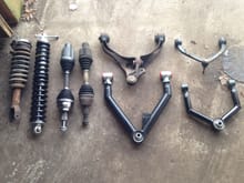 oe parts compared to aftermarket/custom made.  longer axles are from a ram