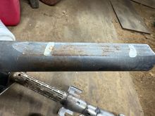 Lower shaft - those 2 tiny holes under the white paint pen lines are where nylon is injected in from the factory.