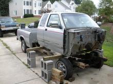 Lifted the Cab off