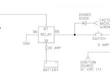 reverse light with switch wiring