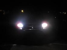 Blue Parking lights, blue streetglow headlights