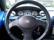 2nd gen wheel, el glow cluster, gauge bezel with 2'' tach &amp; boost gauge.