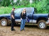 My son and I Sheridan mud drags